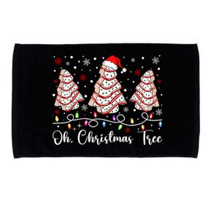 Oh Christmas Tree Cakes Debbie Becky Jen Cake Lovers Xmas Microfiber Hand Towel