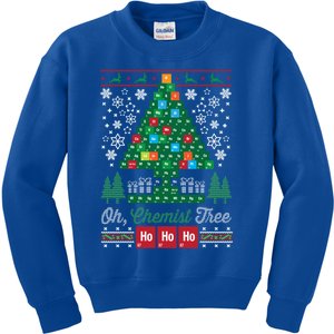 Oh Chemist Tree Merry Christmas Ugly Cute Gift Cute Gift Kids Sweatshirt