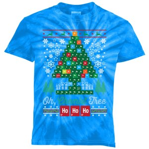 Oh Chemist Tree Merry Christmas Ugly Cute Gift Cute Gift Kids Tie-Dye T-Shirt