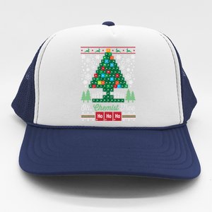 Oh Chemist Tree Merry Christmas Ugly Cute Gift Cute Gift Trucker Hat