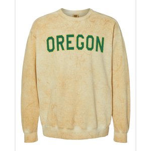 Oregon Classic Text Colorblast Crewneck Sweatshirt