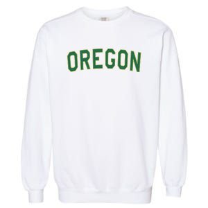 Oregon Classic Text Garment-Dyed Sweatshirt