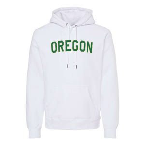 Oregon Classic Text Premium Hoodie