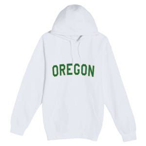 Oregon Classic Text Premium Pullover Hoodie