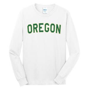 Oregon Classic Text Tall Long Sleeve T-Shirt