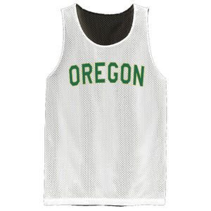 Oregon Classic Text Mesh Reversible Basketball Jersey Tank