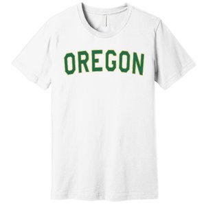 Oregon Classic Text Premium T-Shirt