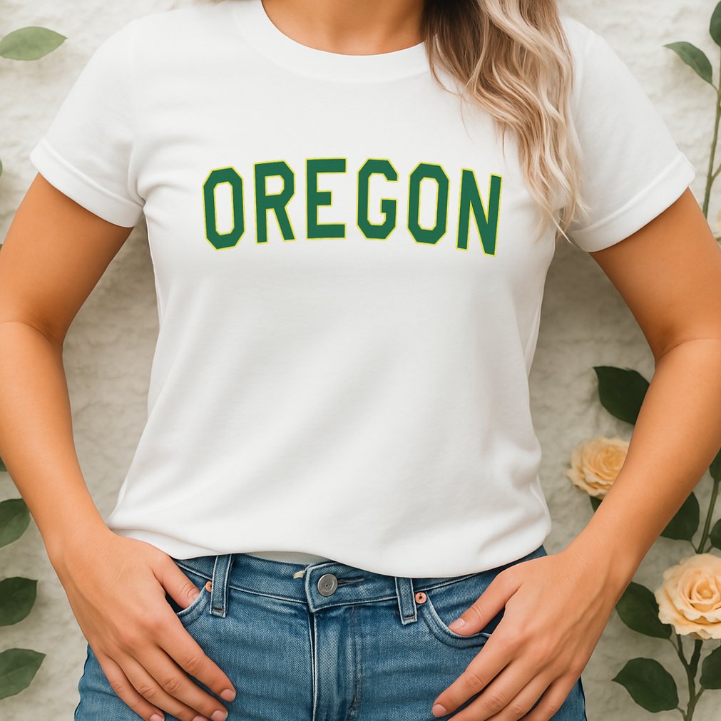 Oregon Classic Text Womens T-Shirt