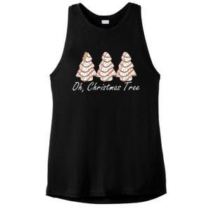 Oh Christmas Tree Merry And Bright Ladies PosiCharge Tri-Blend Wicking Tank