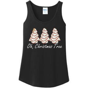 Oh Christmas Tree Merry And Bright Ladies Essential Tank