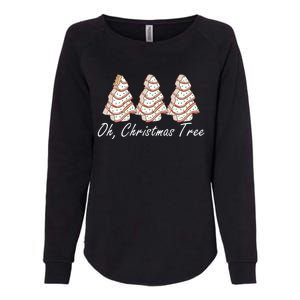 Oh Christmas Tree Merry And Bright Womens California Wash Sweatshirt