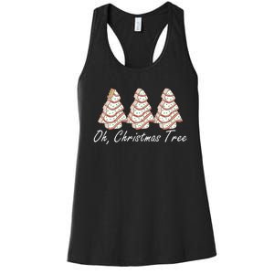 Oh Christmas Tree Merry And Bright Women's Racerback Tank