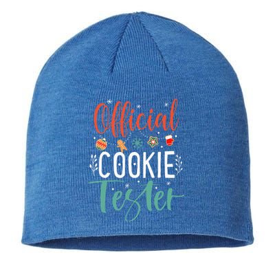 Official Cookie Tester Funny Christmas Couples Matching Sustainable Beanie