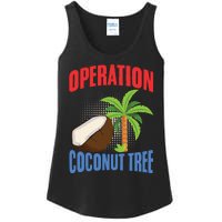 Operation Coconut Tree Kamala Harris Funny Coconut Tree Ladies Essential Tank