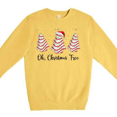 Oh Christmas Tree Cute Holiday Gift Premium Crewneck Sweatshirt