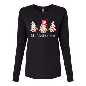 Oh Christmas Tree Cute Holiday Gift Womens Cotton Relaxed Long Sleeve T-Shirt