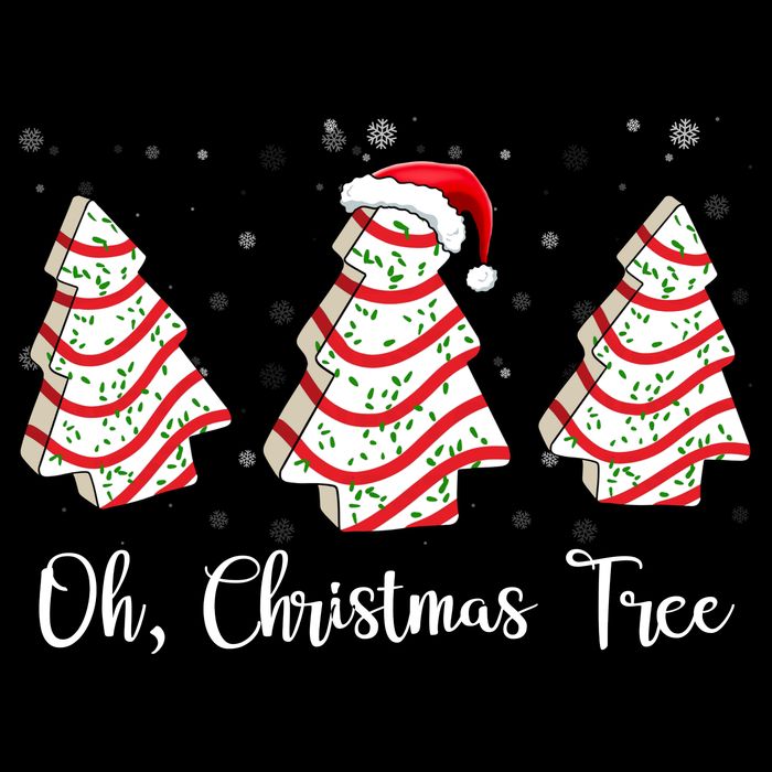 Oh Christmas Tree Cute Holiday Gift Drawstring Bag