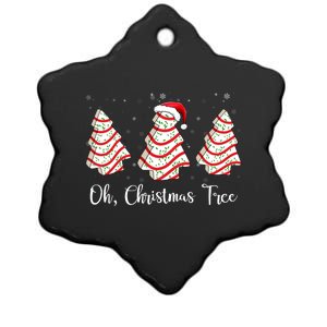 Oh Christmas Tree Cute Holiday Gift Ceramic Star Ornament