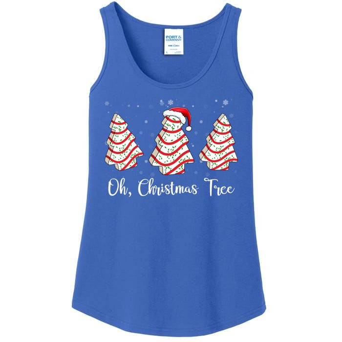 Oh Christmas Tree Cute Holiday Gift Ladies Essential Tank