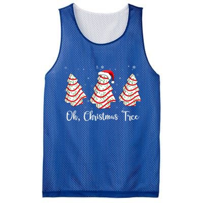 Oh Christmas Tree Cute Holiday Gift Mesh Reversible Basketball Jersey Tank