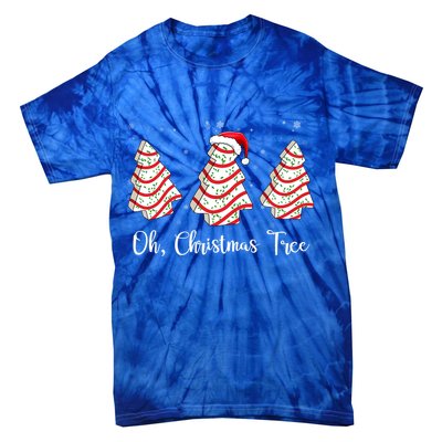 Oh Christmas Tree Cute Holiday Gift Tie-Dye T-Shirt