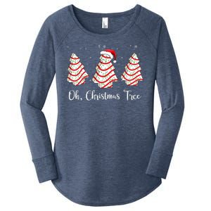 Oh Christmas Tree Cute Holiday Gift Women's Perfect Tri Tunic Long Sleeve Shirt