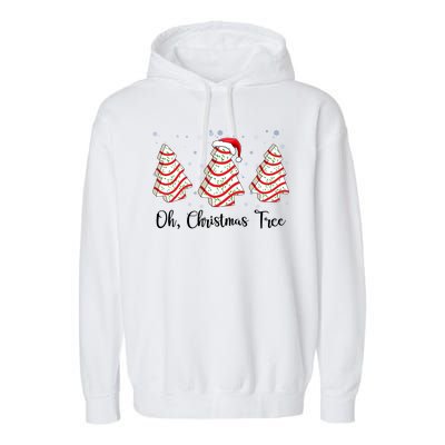 Oh Christmas Tree Cute Holiday Gift Garment-Dyed Fleece Hoodie