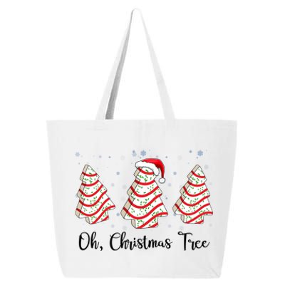 Oh Christmas Tree Cute Holiday Gift 25L Jumbo Tote