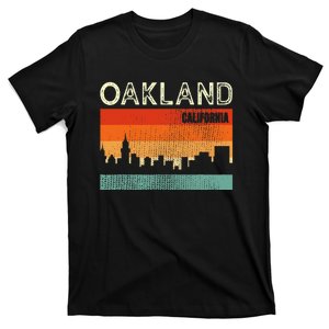 Oakland California Town Skyline T-Shirt