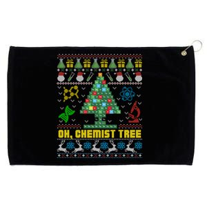 Oh Chemist Tree Chemistree Chemistry Ugly Christmas Sweater Meaningful Gift Grommeted Golf Towel