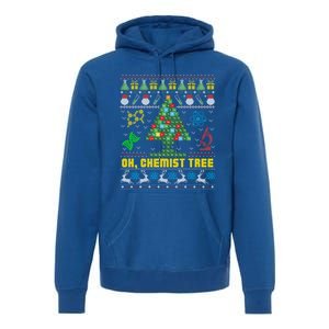 Oh Chemist Tree Chemistree Chemistry Ugly Christmas Sweater Meaningful Gift Premium Hoodie