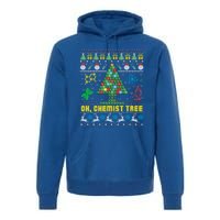 Oh Chemist Tree Chemistree Chemistry Ugly Christmas Sweater Meaningful Gift Premium Hoodie