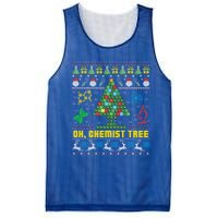 Oh Chemist Tree Chemistree Chemistry Ugly Christmas Sweater Meaningful Gift Mesh Reversible Basketball Jersey Tank