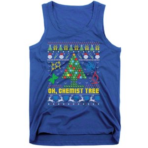 Oh Chemist Tree Chemistree Chemistry Ugly Christmas Sweater Meaningful Gift Tank Top