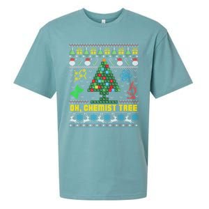 Oh Chemist Tree Chemistree Chemistry Ugly Christmas Sweater Meaningful Gift Sueded Cloud Jersey T-Shirt