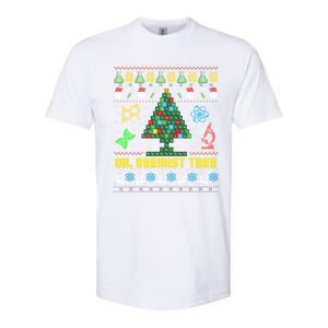 Oh Chemist Tree Chemistree Chemistry Ugly Christmas Sweater Meaningful Gift Softstyle CVC T-Shirt