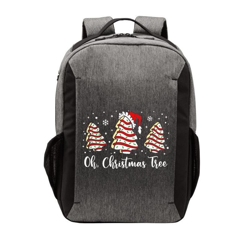 Oh Christmas Tree Cakes Debbie Funny Christmas Snack Cake  Vector Backpack