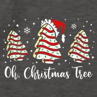 Oh Christmas Tree Cakes Debbie Funny Christmas Snack Cake  Vector Backpack