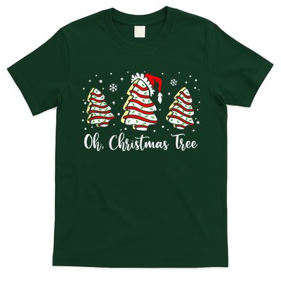 Oh Christmas Tree Cakes Debbie Funny Christmas Snack Cake  T-Shirt