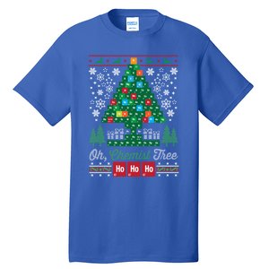 Oh Chemist Tree Merry Christmas Ugly Great Gift Great Gift Great Gift Tall T-Shirt