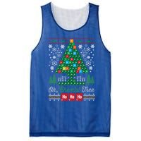 Oh Chemist Tree Merry Christmas Ugly Great Gift Great Gift Great Gift Mesh Reversible Basketball Jersey Tank