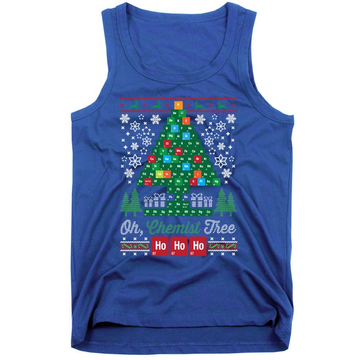 Oh Chemist Tree Merry Christmas Ugly Great Gift Great Gift Great Gift Tank Top