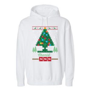 Oh Chemist Tree Merry Christmas Ugly Great Gift Great Gift Great Gift Garment-Dyed Fleece Hoodie