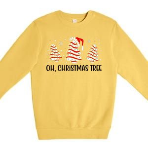 Oh Christmas Tree Cookie Festive Holiday Premium Crewneck Sweatshirt