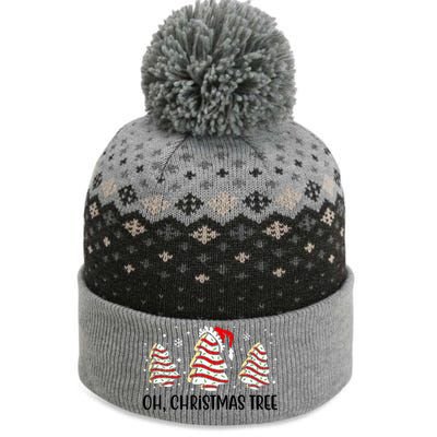 Oh Christmas Tree Cookie Festive Holiday The Baniff Cuffed Pom Beanie