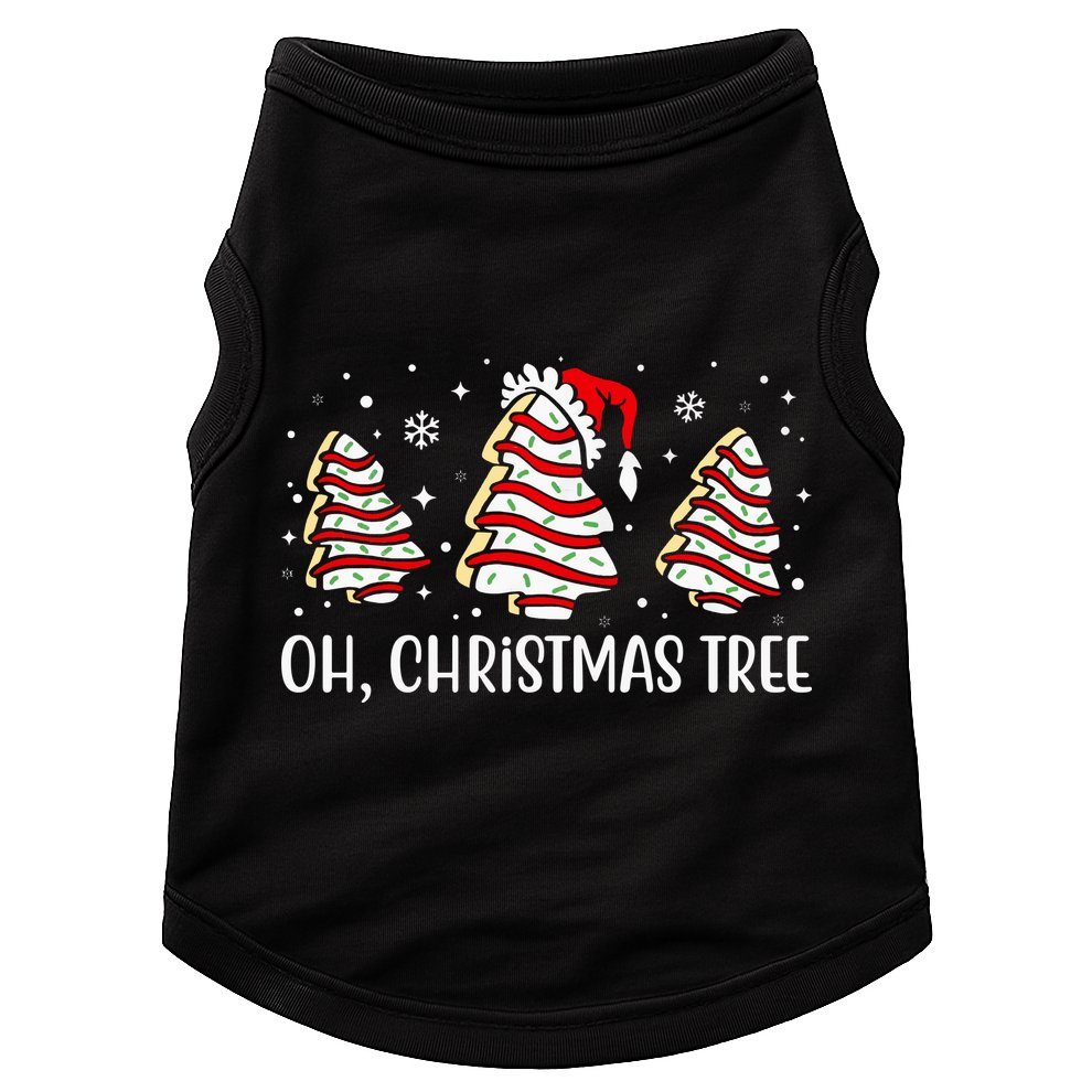 Oh Christmas Tree Cookie Festive Holiday Doggie Tank
