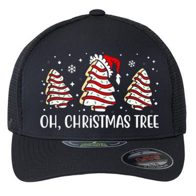 Oh Christmas Tree Cookie Festive Holiday Flexfit Unipanel Trucker Cap