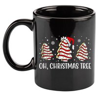 Oh Christmas Tree Cookie Festive Holiday 11oz C Handle Ceramic Mug