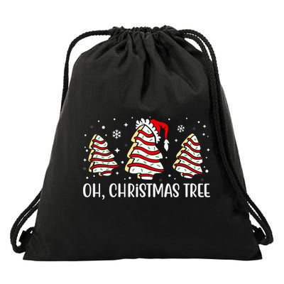 Oh Christmas Tree Cookie Festive Holiday Drawstring Bag