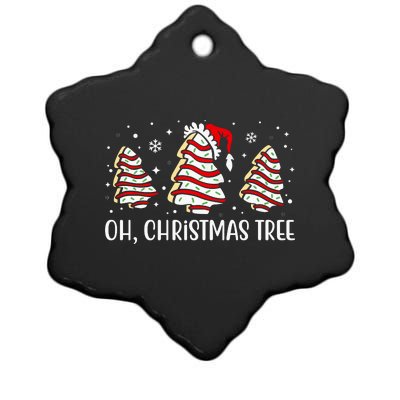 Oh Christmas Tree Cookie Festive Holiday Ceramic Star Ornament